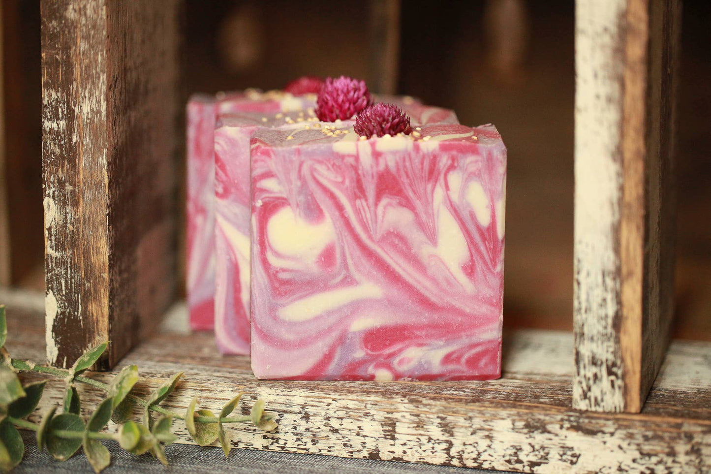 Black Raspberry Vanilla Artisan Soap, Premium Fragrance
