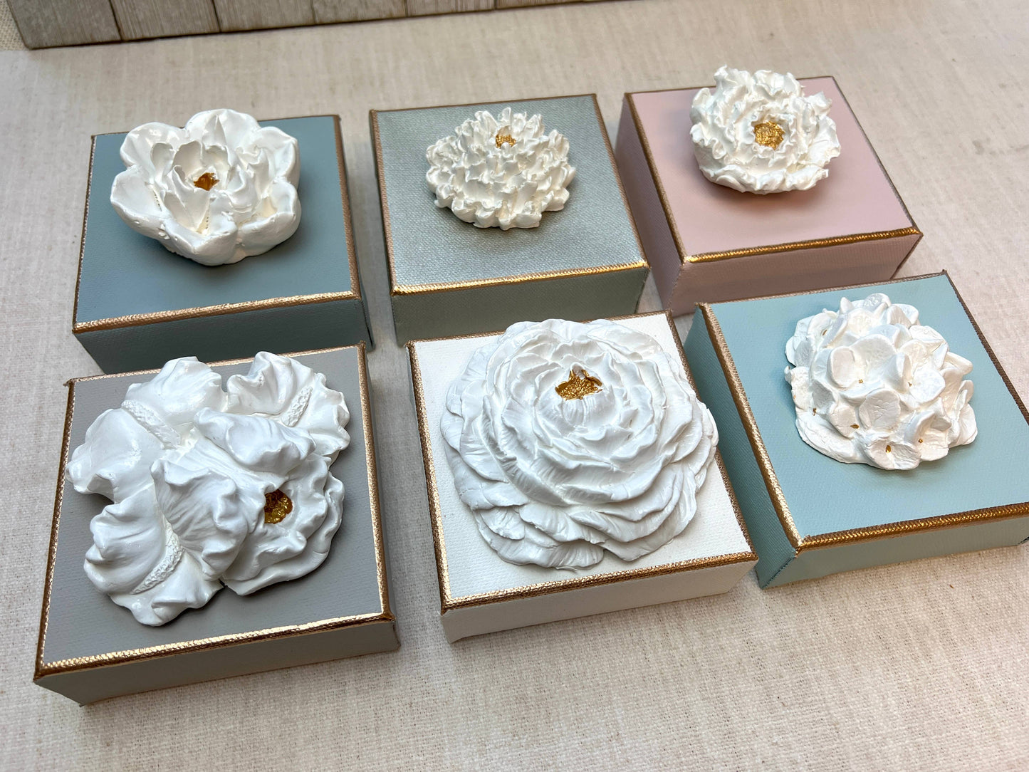 Handmade Flower Canvas Art