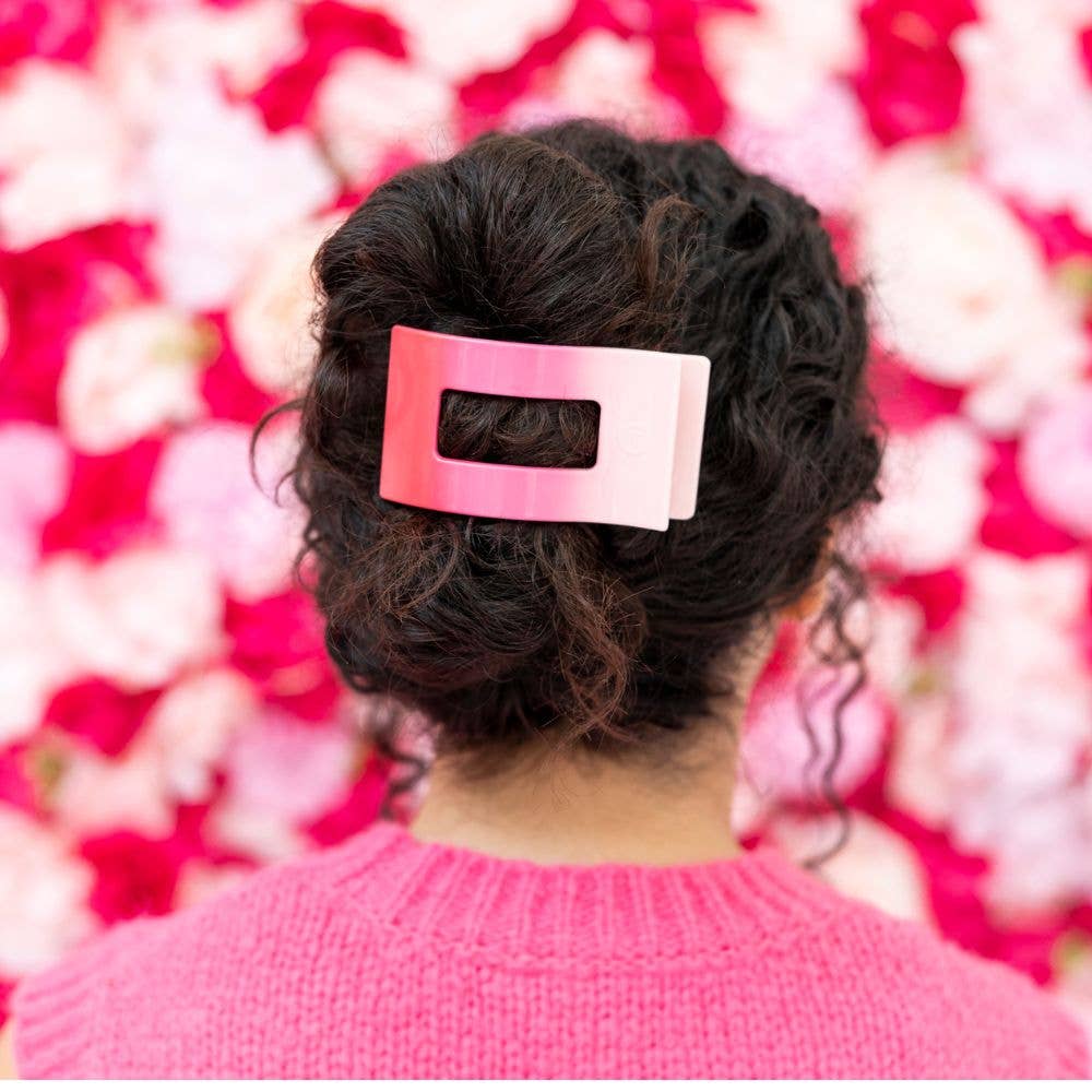 Flat Rectangle Hair Clip | Medium | Kiss & Tell
