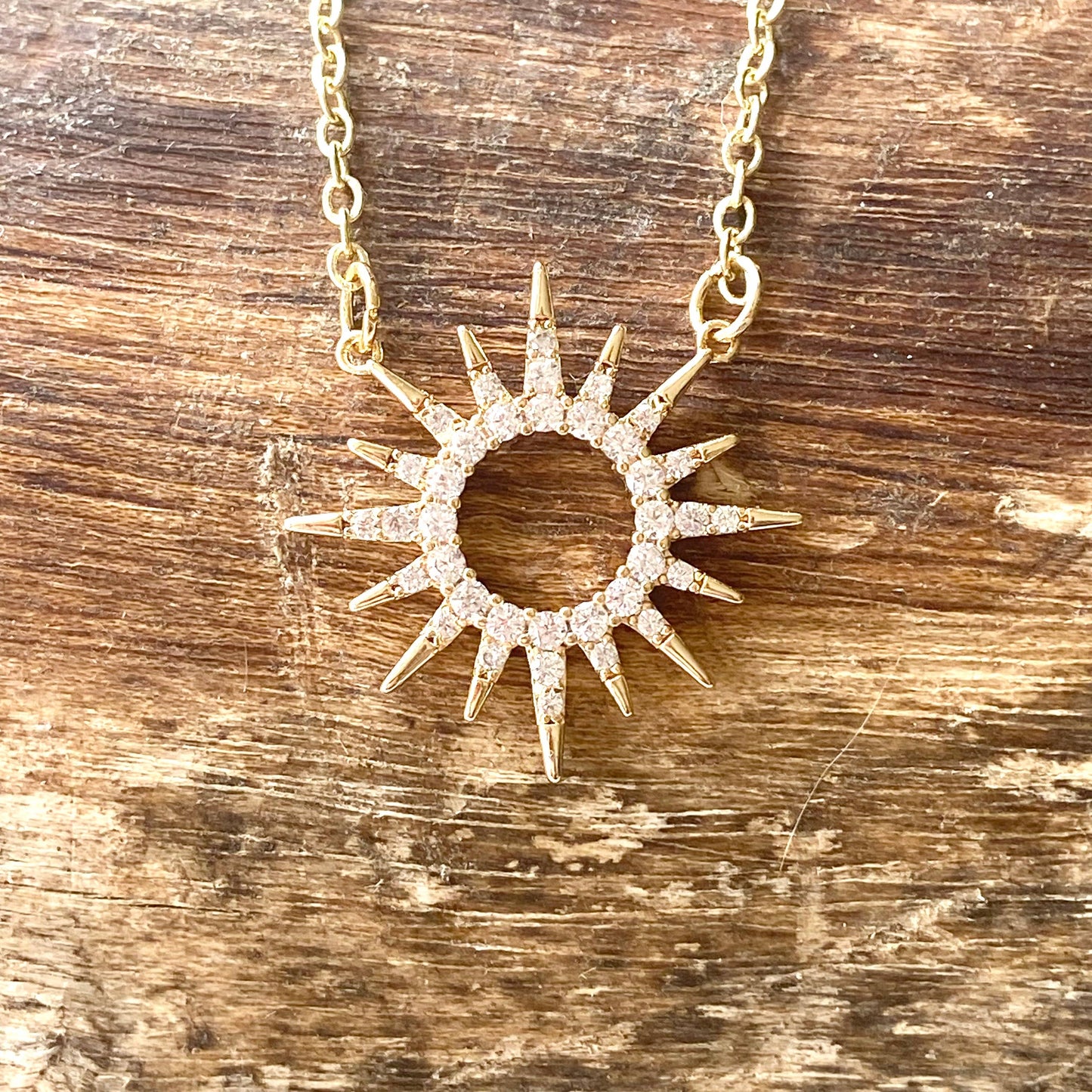 Sun celestial necklace