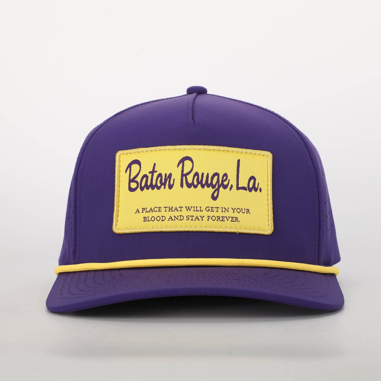 Baton Rouge, LA Rope Hat with Patch