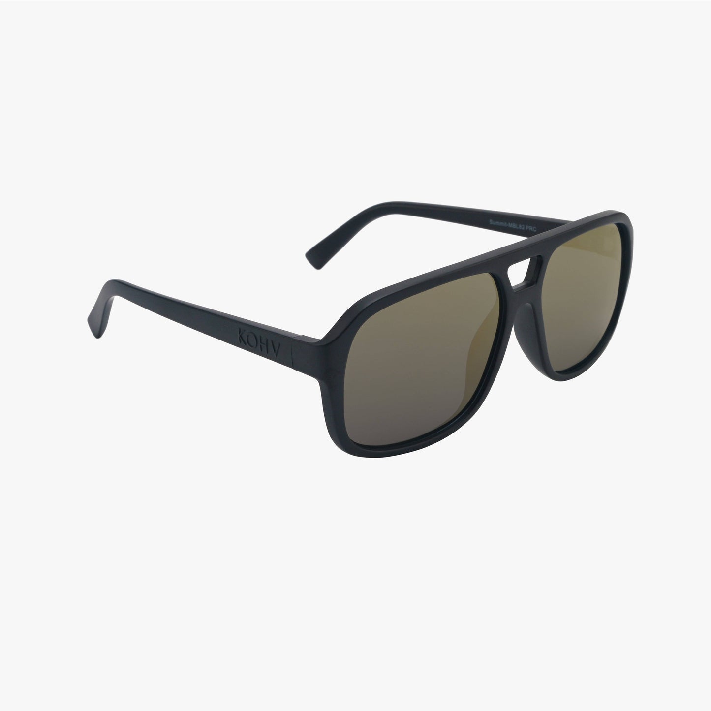 SUMMIT BRONZE Polarized Square Trendy Aviator Sunglasses