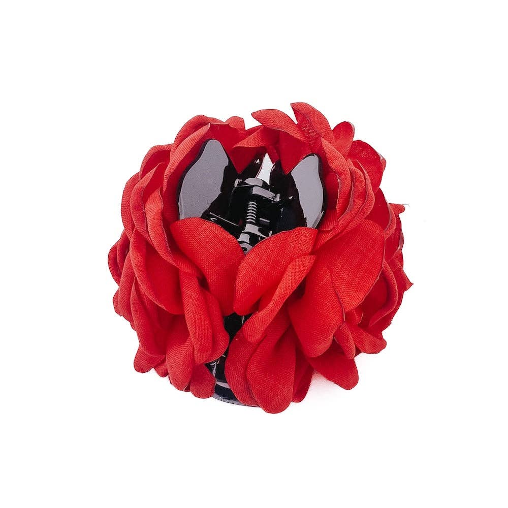 Blooming Rose Hair Claw Clip Assorted Colors