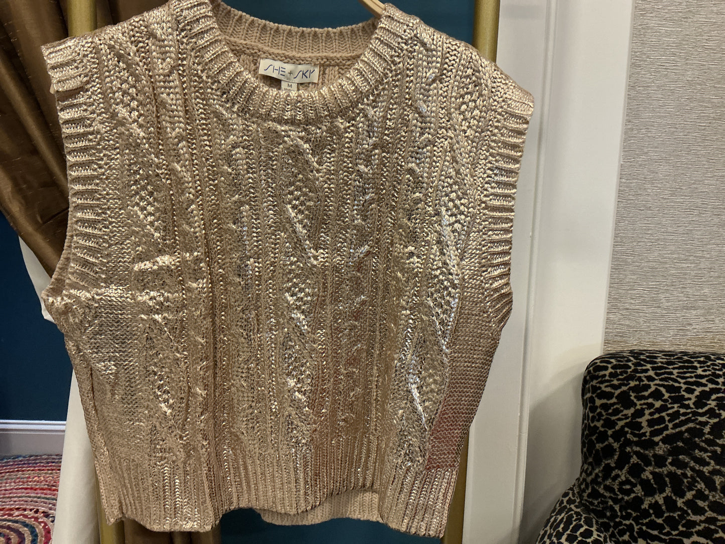 Cc Metallic sweater