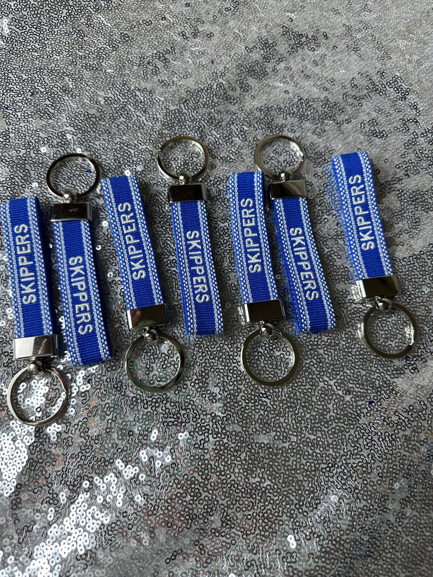 Skippers embroidery key chain
