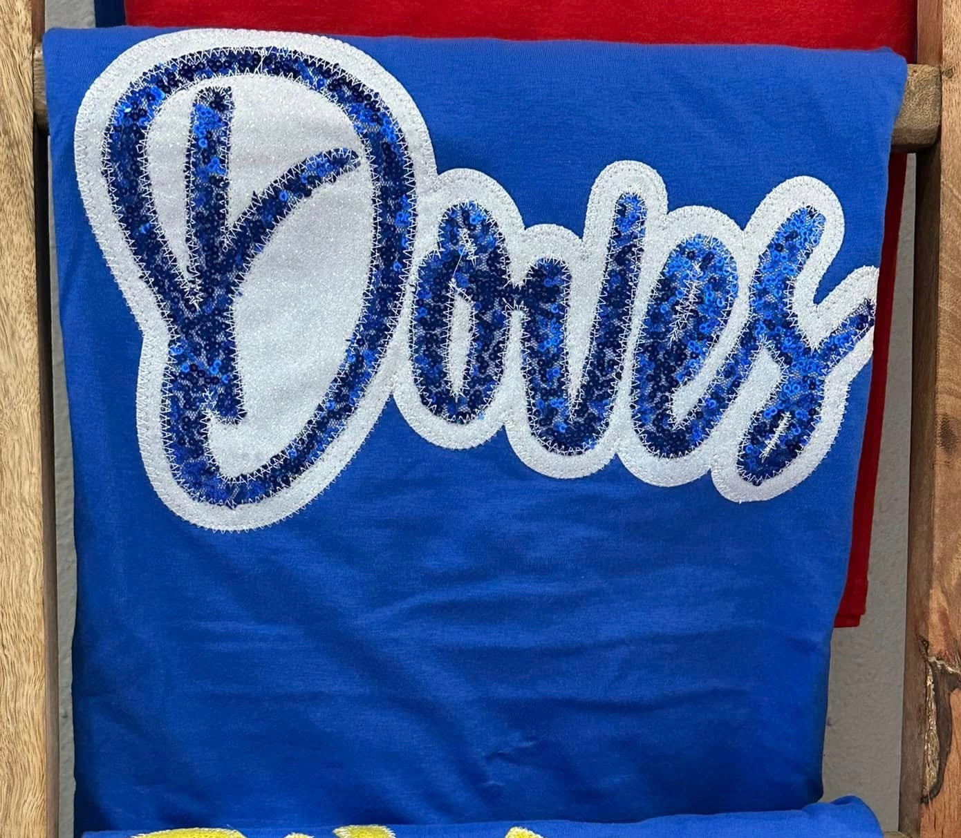 SSA DOVES Glitter and Sequin T shirts