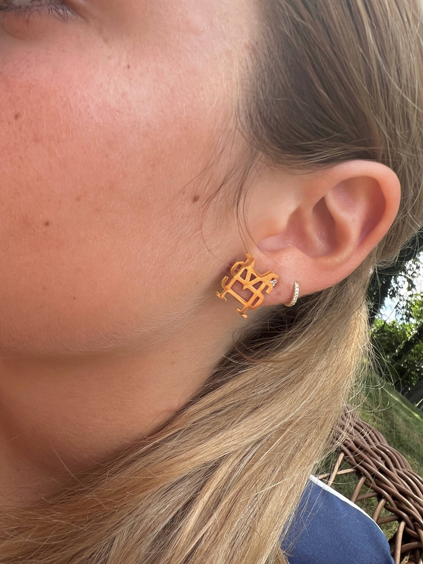 MS Logo Earrings