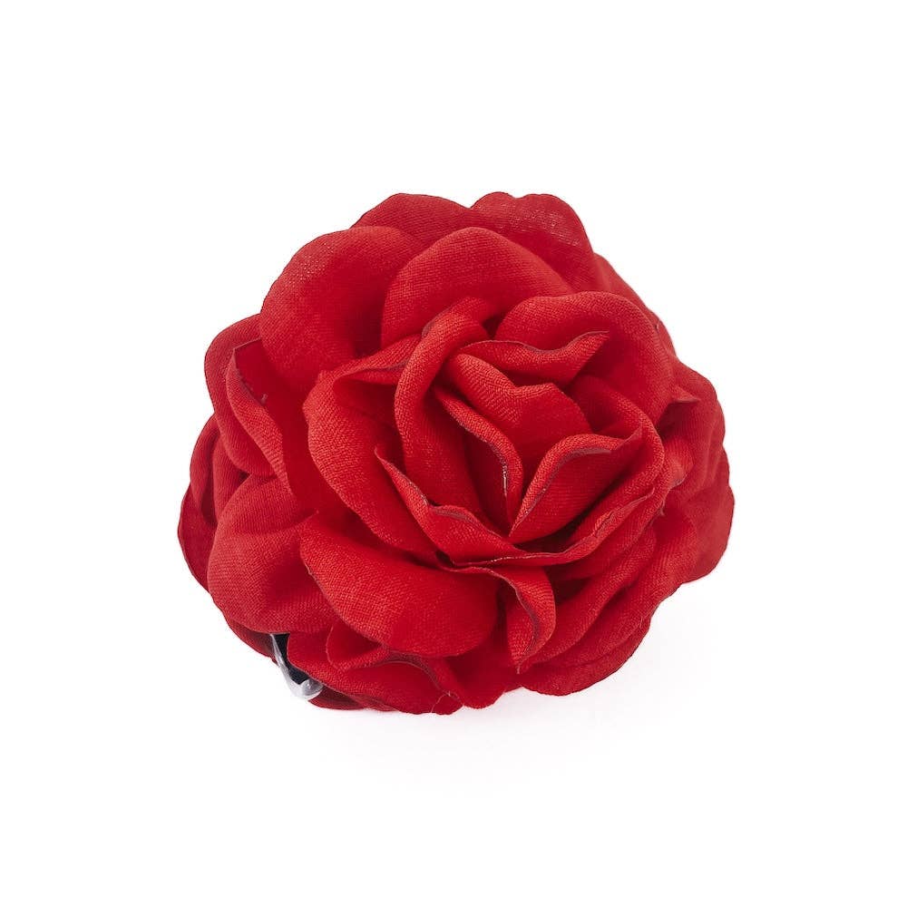 Blooming Rose Hair Claw Clip Assorted Colors