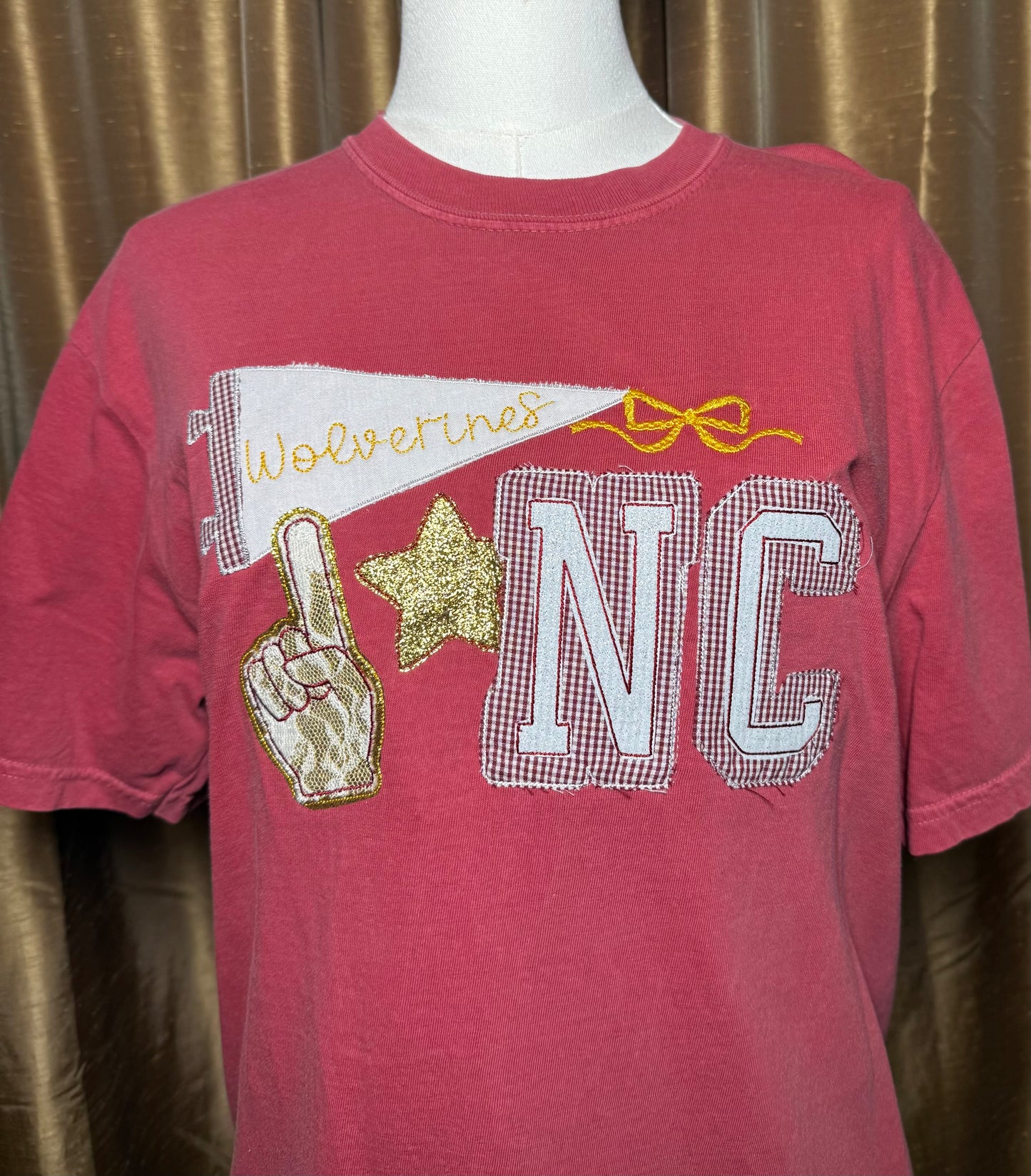 NCS Wolverines Spirit Flag Tshirt