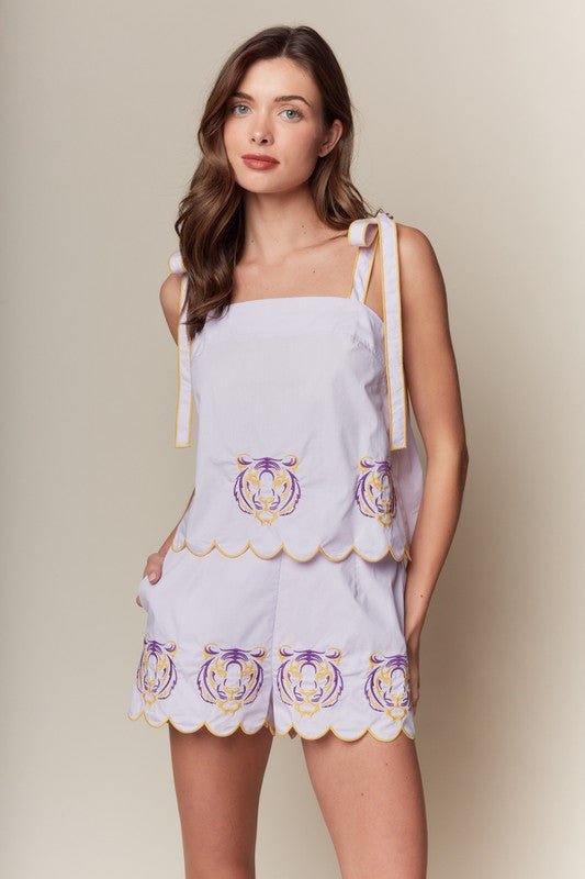 Gameday Tiger Spirit Embroidered Set