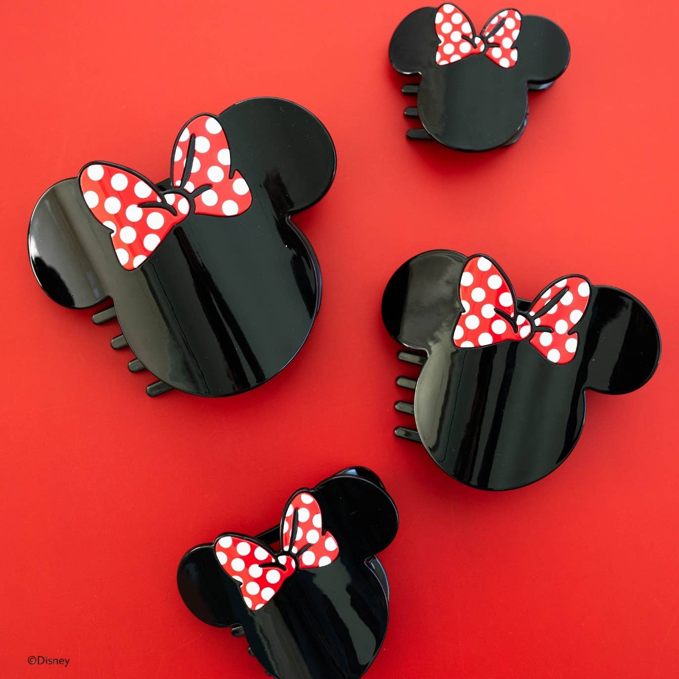 Disney: Minnie Mouse Shaped | Tiny | Flat Hair Clip