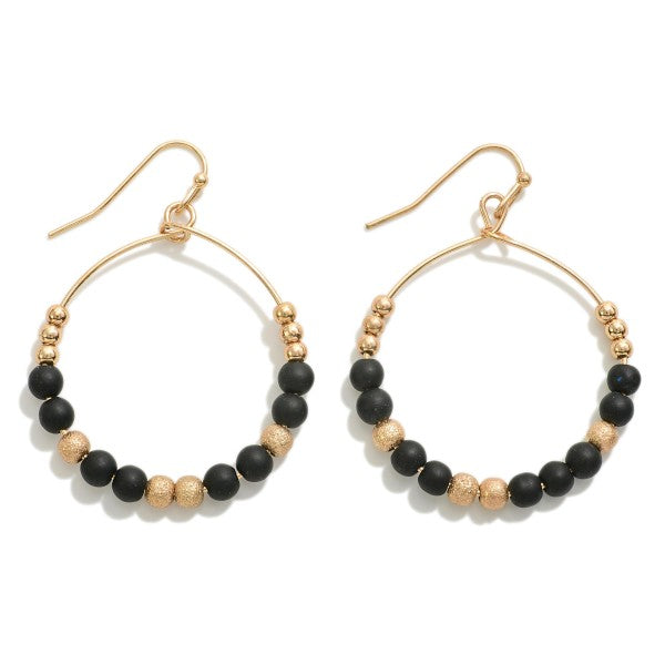 Stone bead Cir Drop