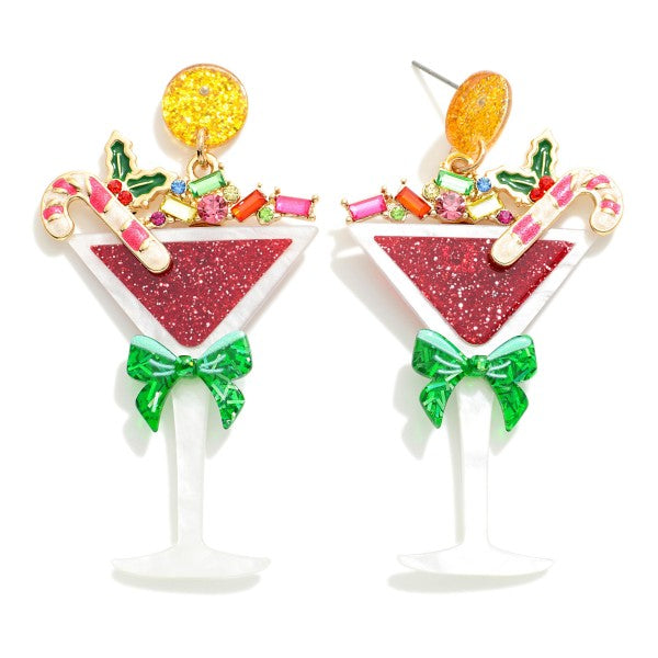 Christmas Cocktail Earrings