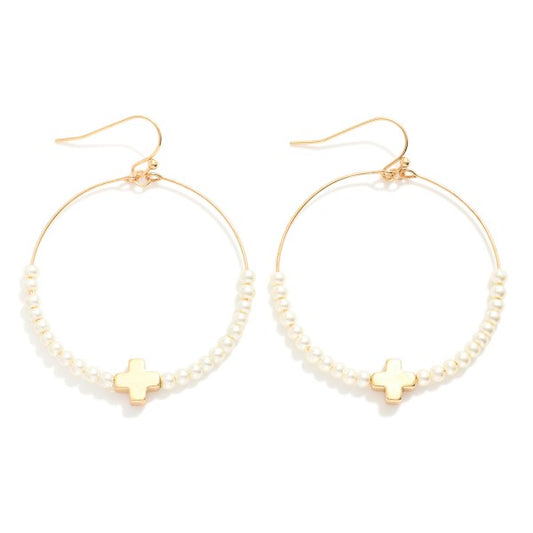 Wire w Pearl and Cross