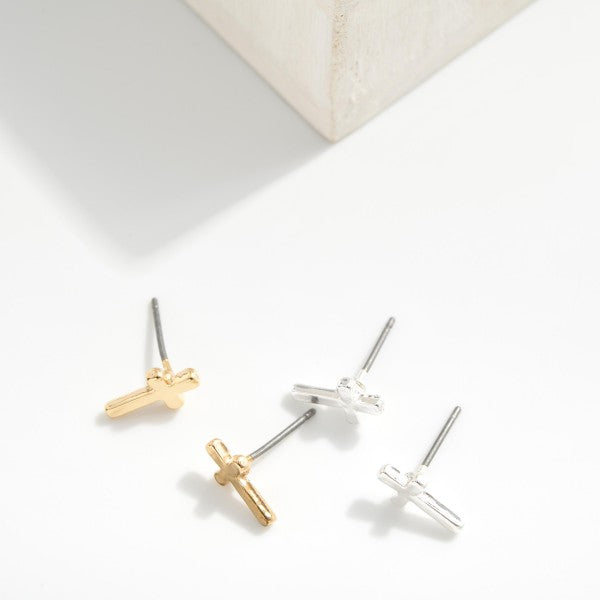 Cross Studs