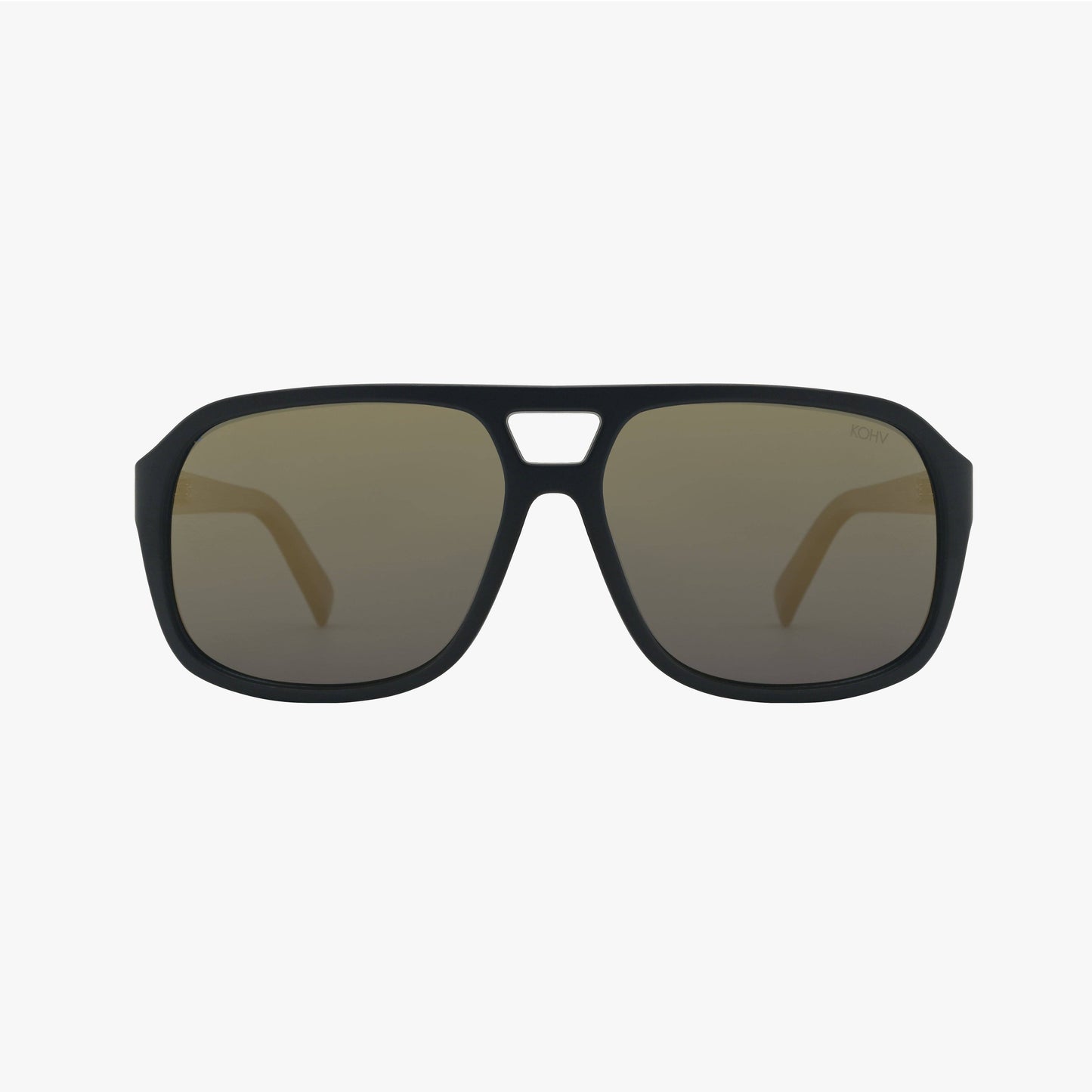 SUMMIT BRONZE Polarized Square Trendy Aviator Sunglasses