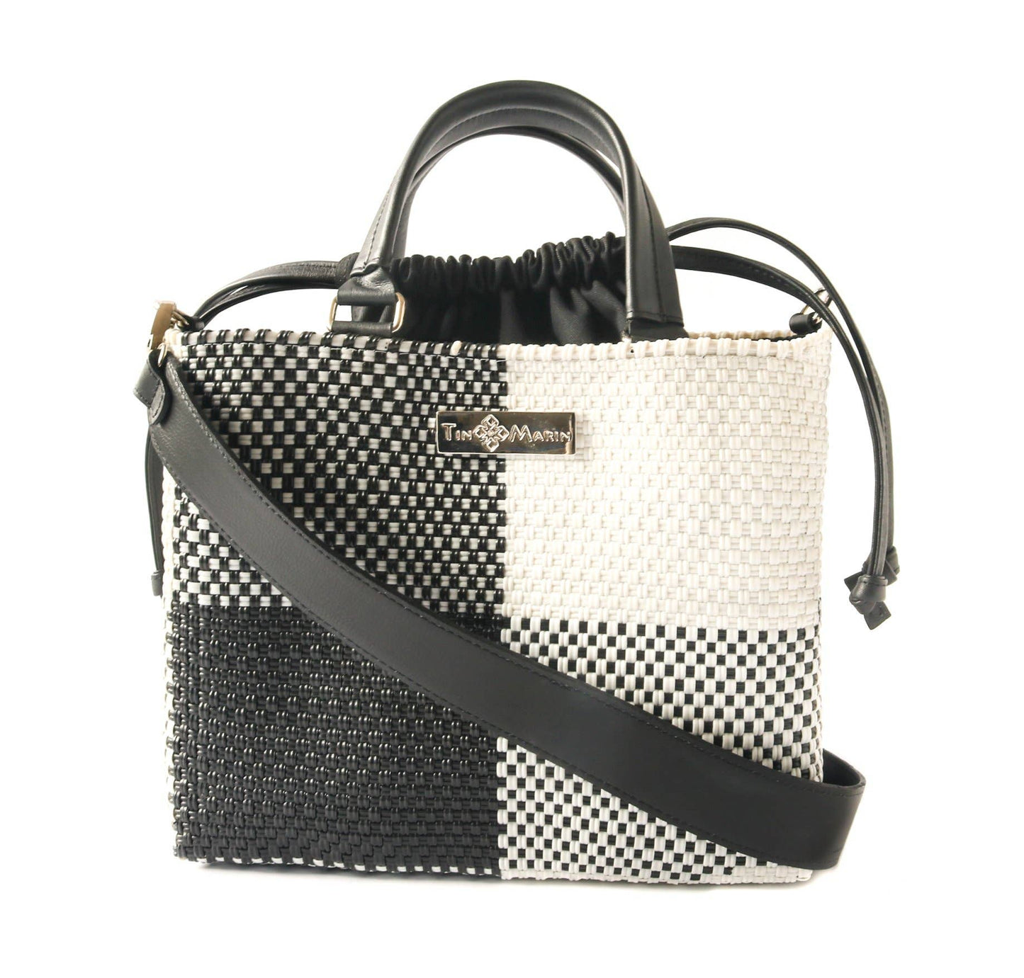 Lucy Medium Woven Crossbody with Drawstring Bag