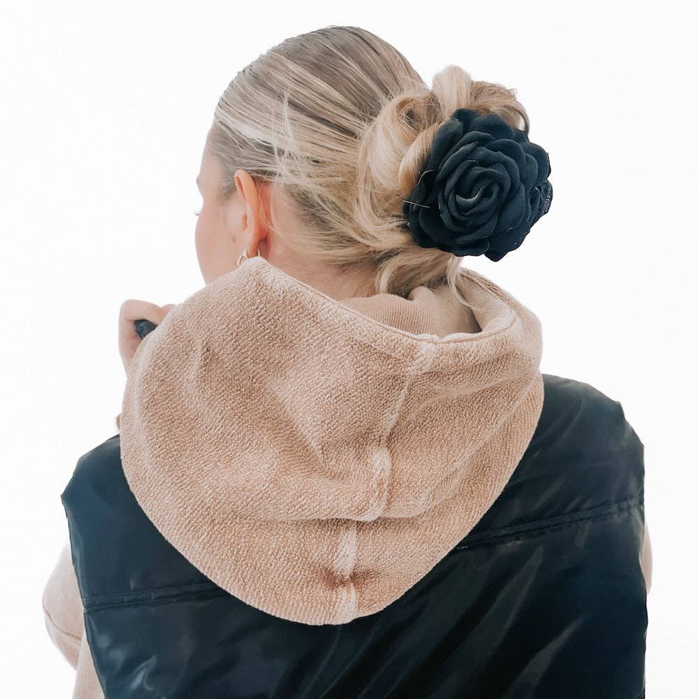 Blooming Rose Hair Claw Clip Assorted Colors