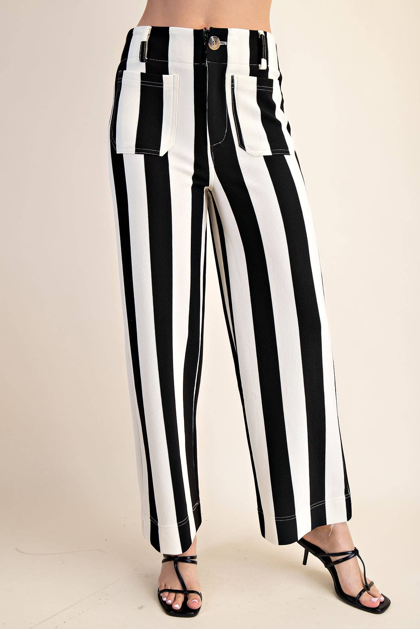 Brown Colette Cropped Wide-Leg Pants