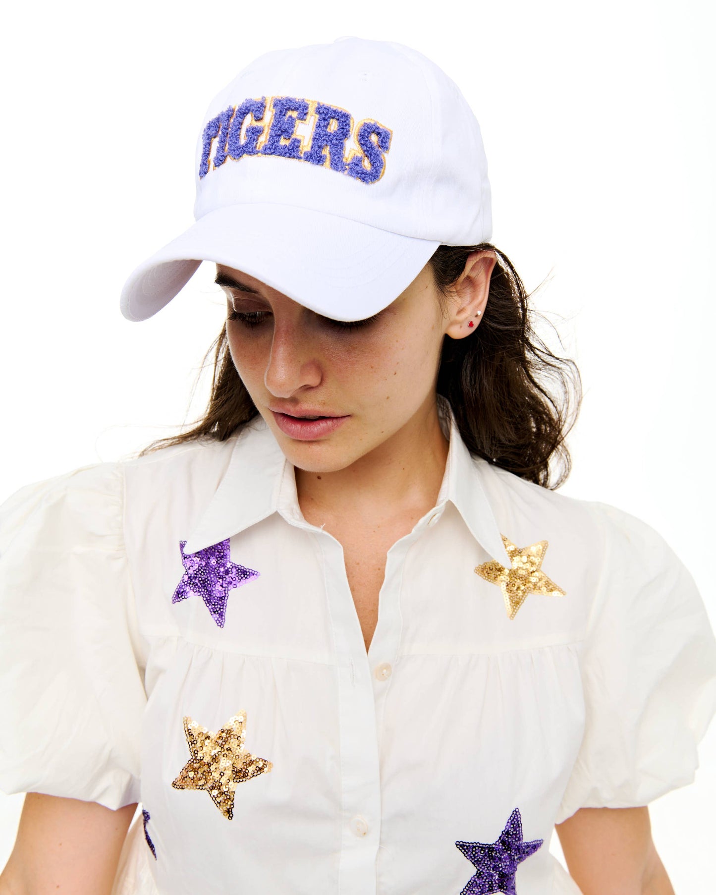 White TIGERS cap