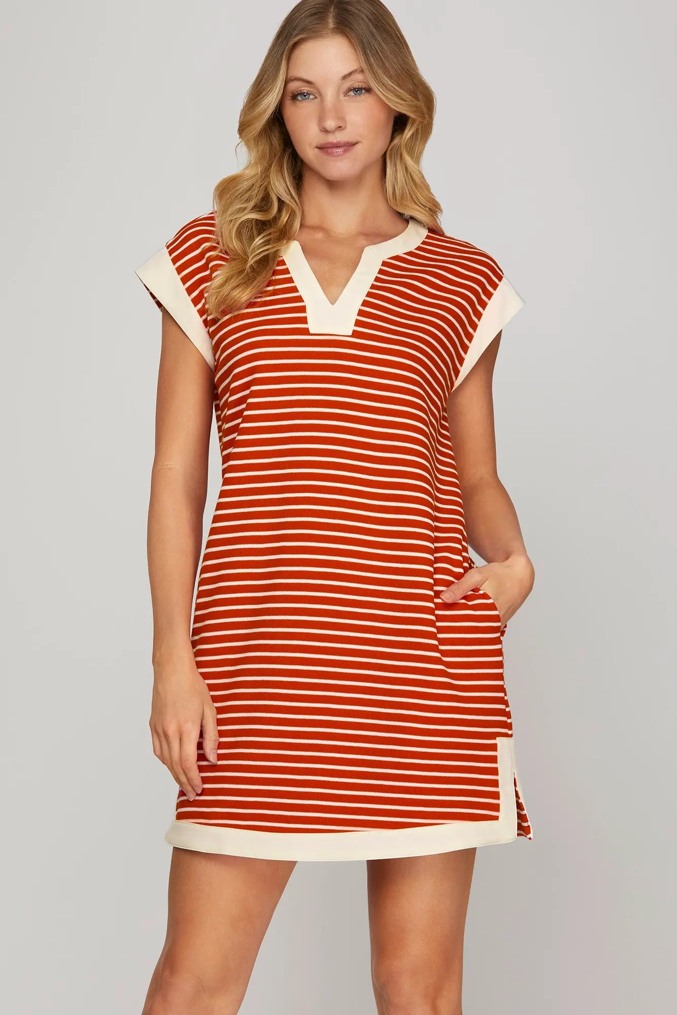 The Anywhere Red Stripe Dress