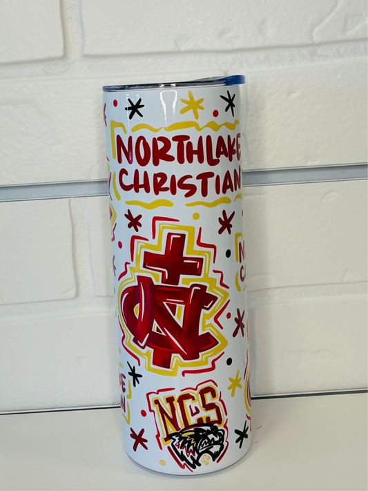 Wolverines School Spirit Tumblers