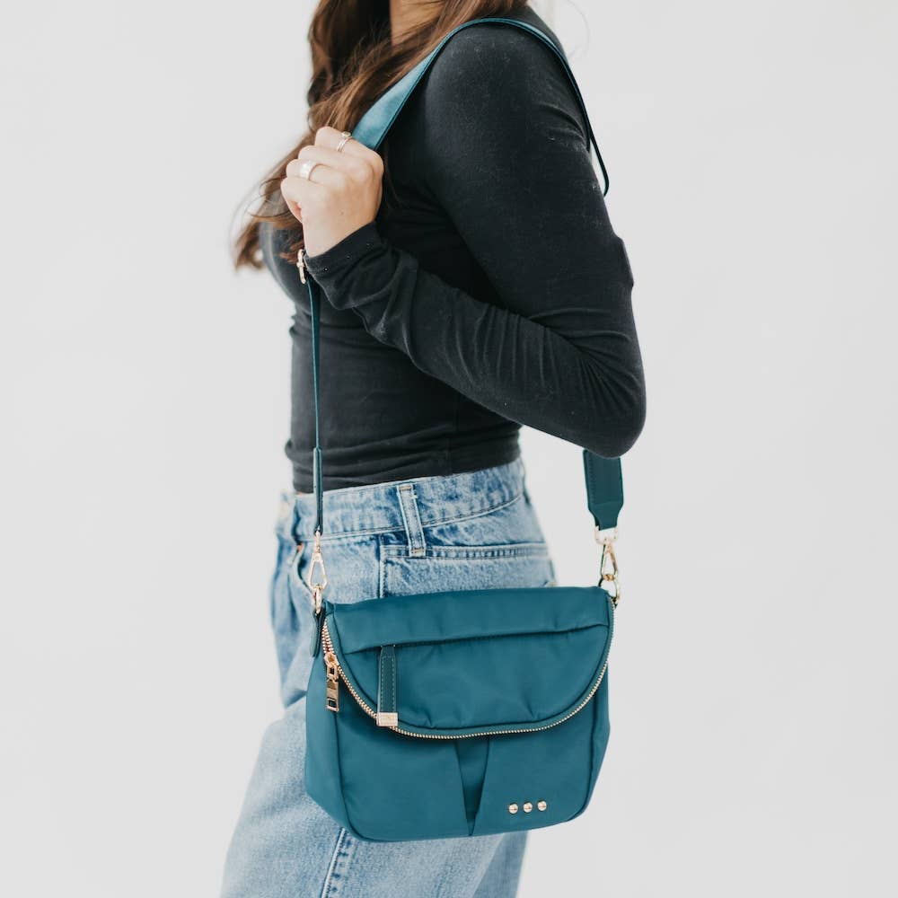 Teal Tilly Cross bag