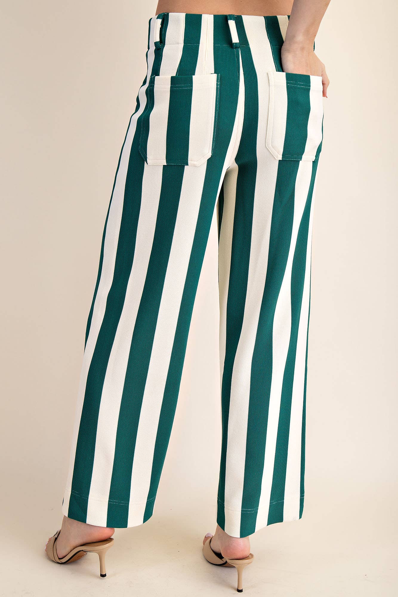 Brown Colette Cropped Wide-Leg Pants