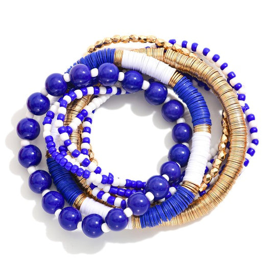 Set of 8 Game Day Bracelets