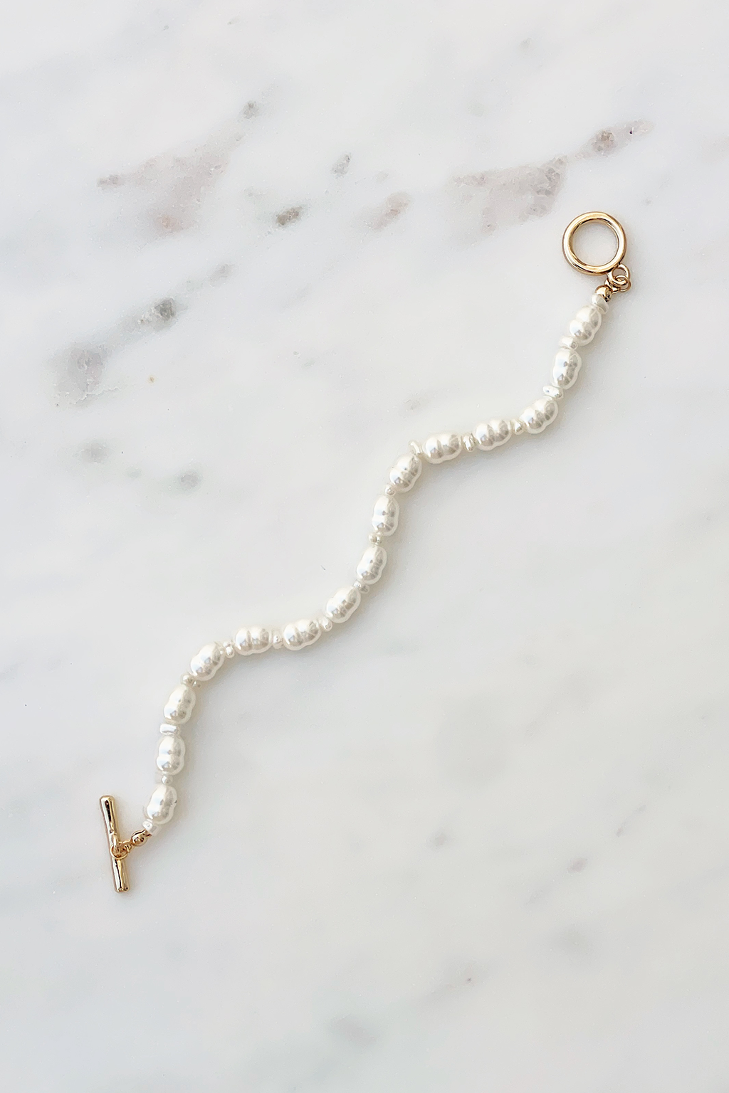 Pearl Toggle Bracelet