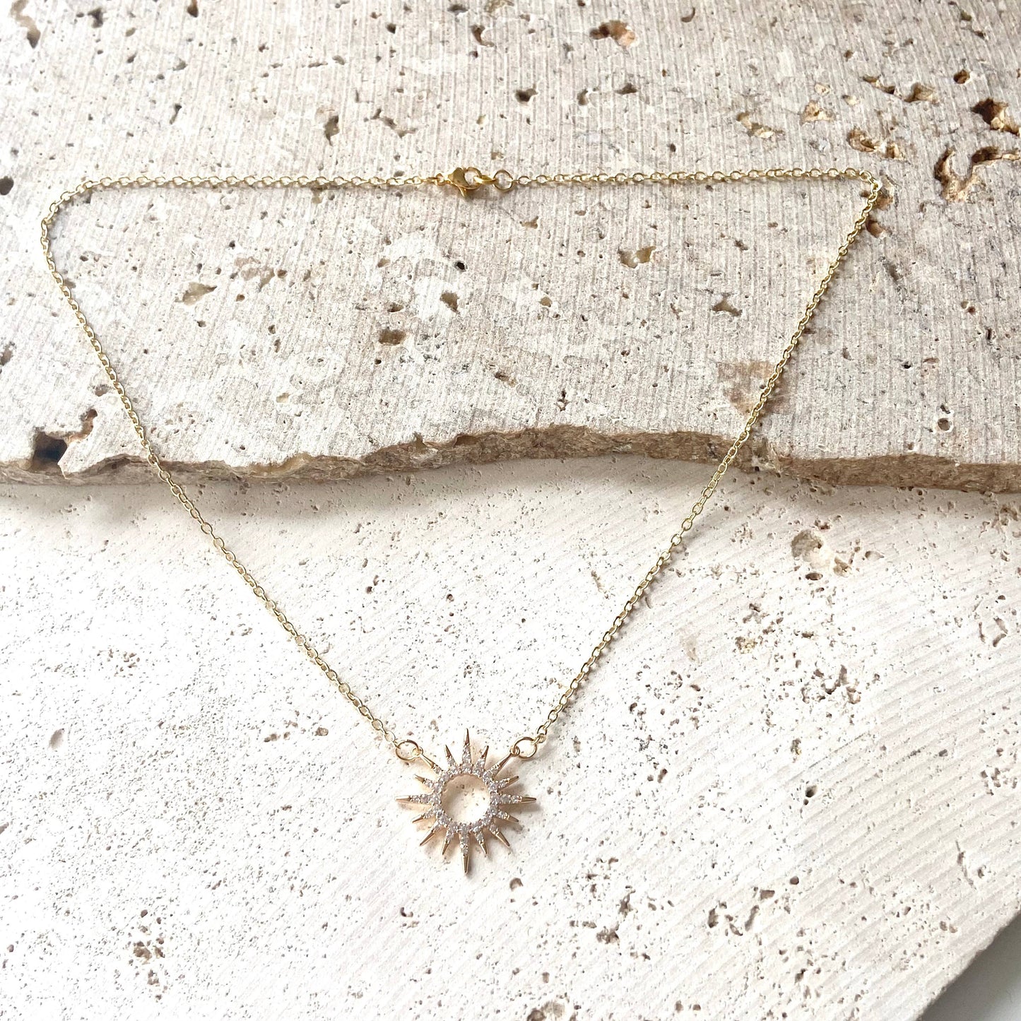 Sun celestial necklace