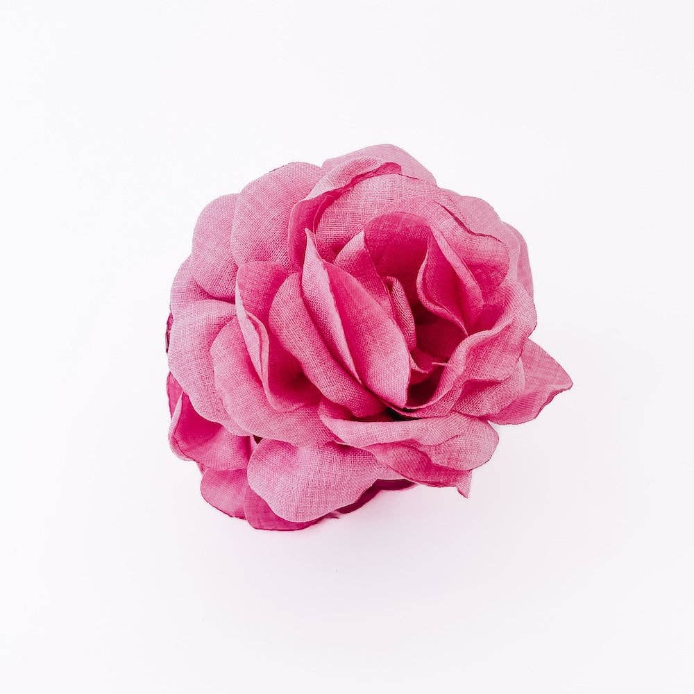 Blooming Rose Hair Claw Clip Assorted Colors