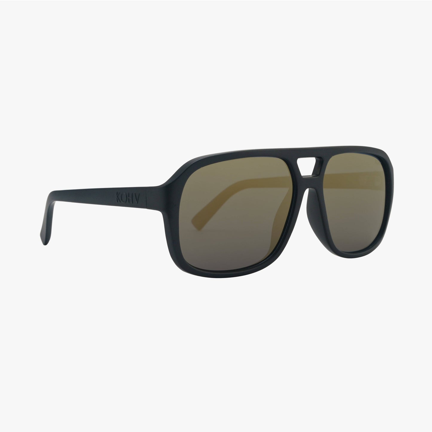 SUMMIT BRONZE Polarized Square Trendy Aviator Sunglasses