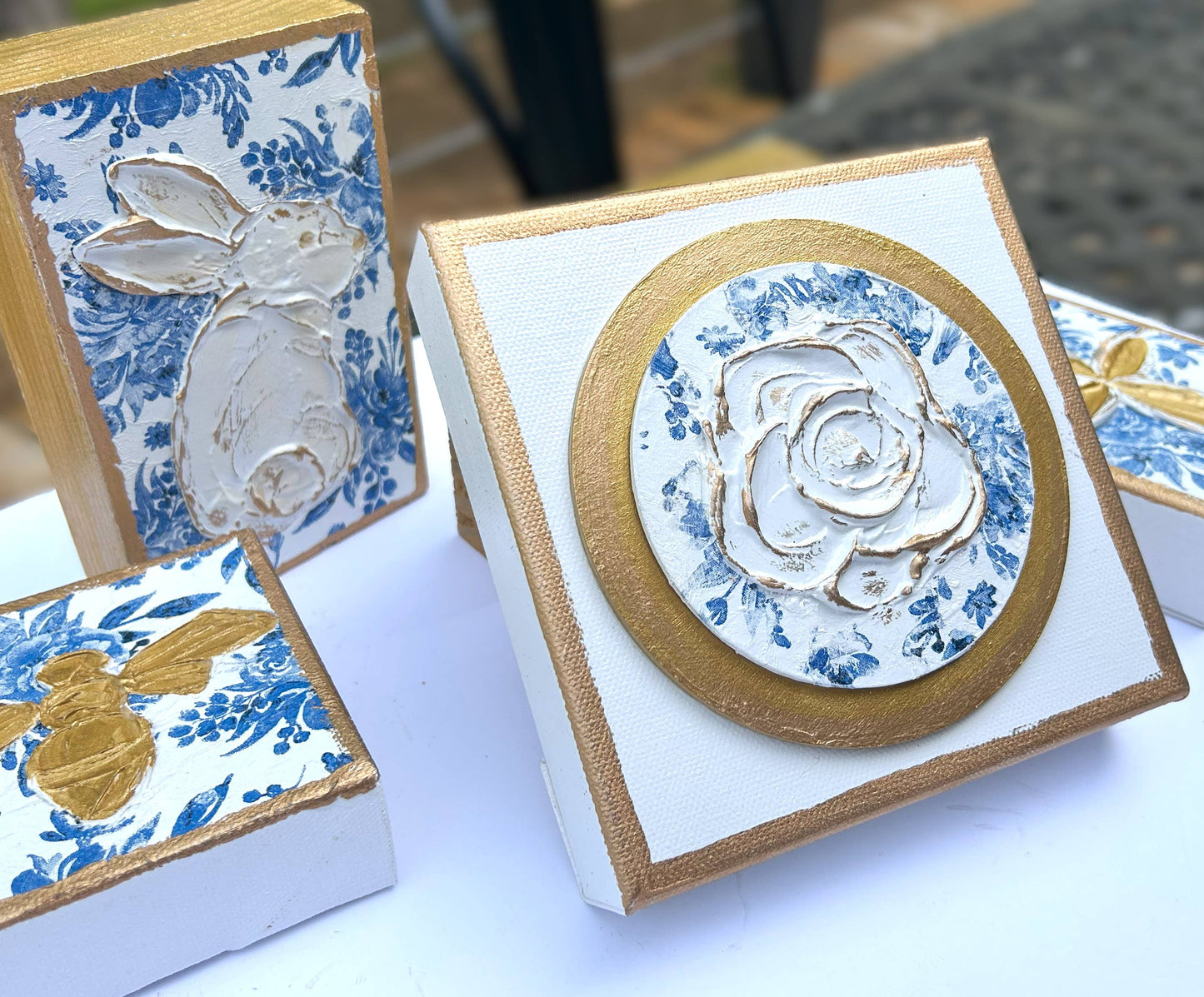 Chinoiserie Rose canvas |