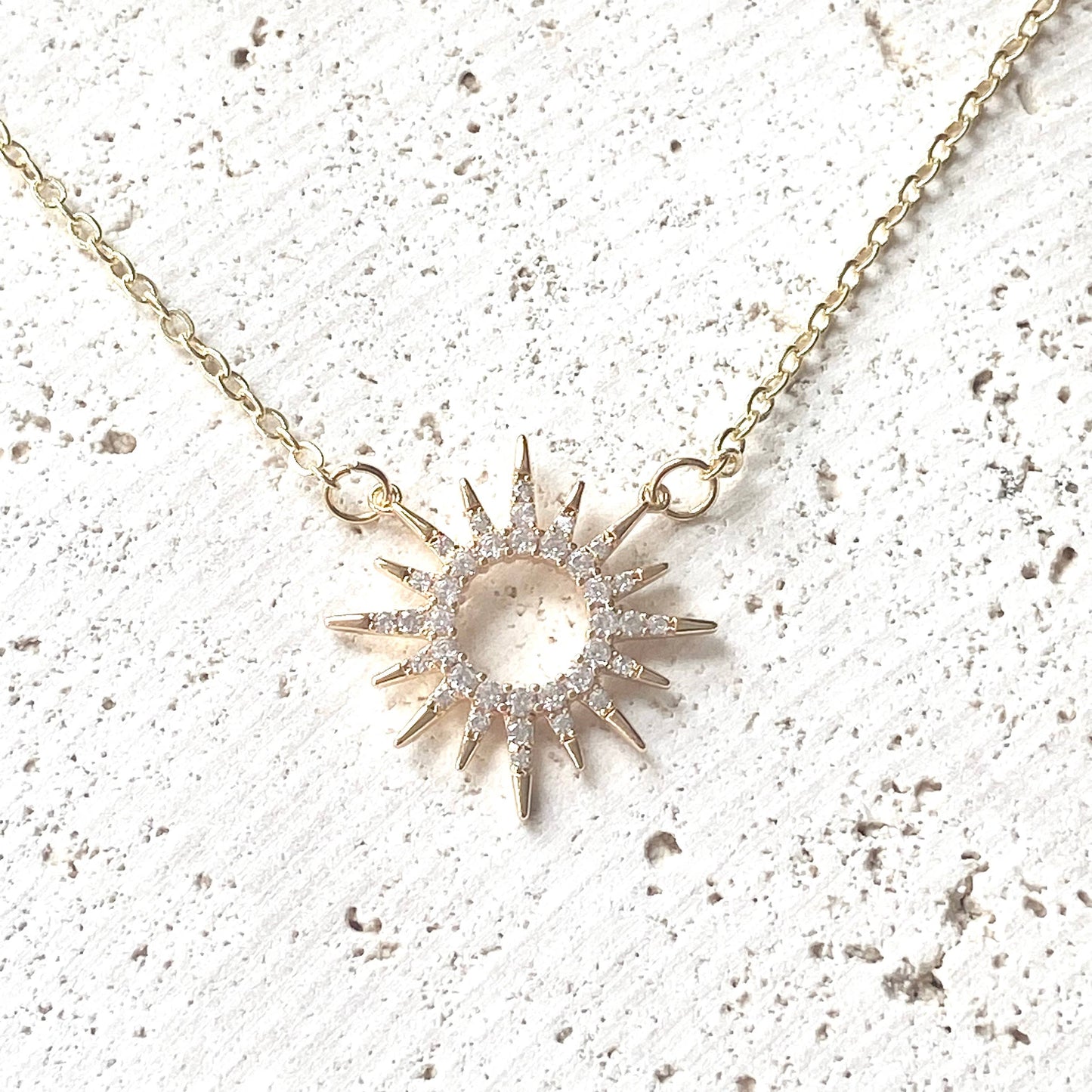 Sun celestial necklace