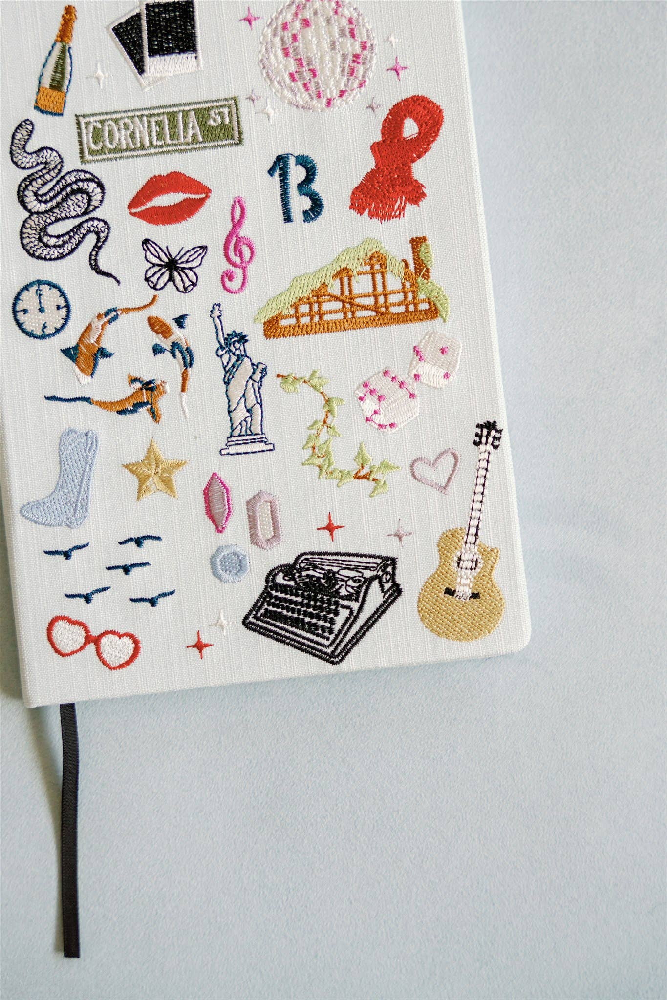 Embroidered Taylor Swift Hardcover Notebook UPDATED