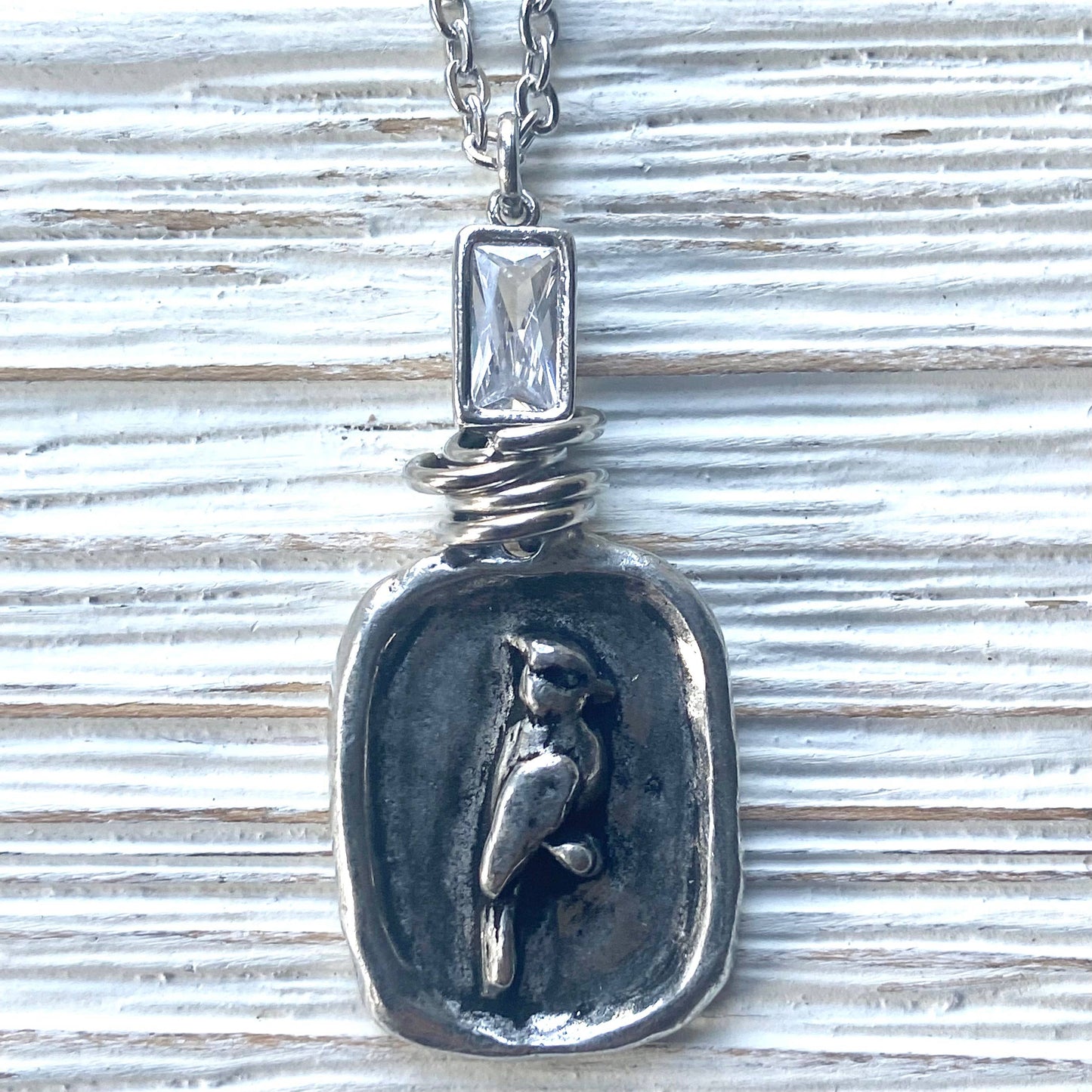 Cardinal necklace Memorial jewelry
