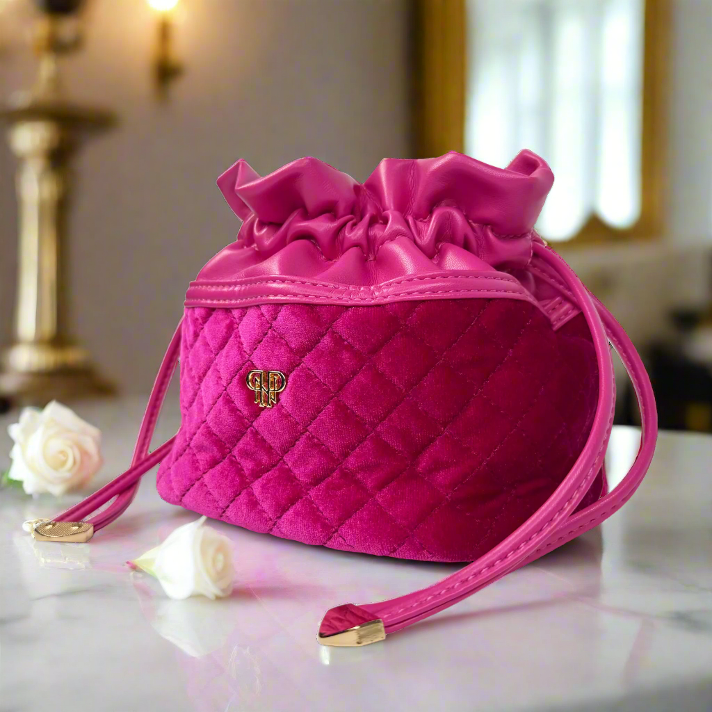 Ultra Jewelry Case - Fuchsia Velvet