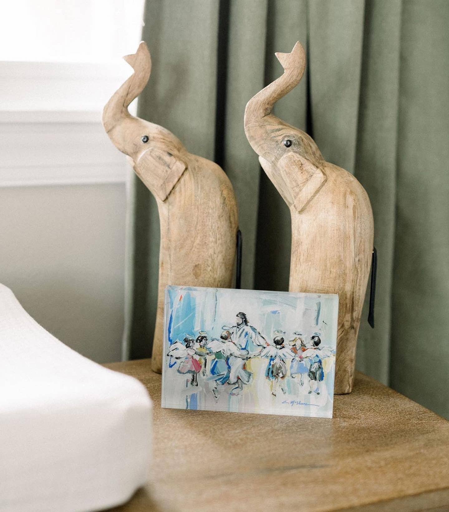 "Dancing With Jesus" acrylic