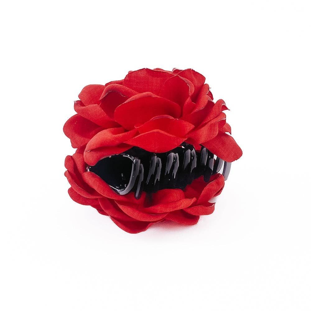 Blooming Rose Hair Claw Clip Assorted Colors