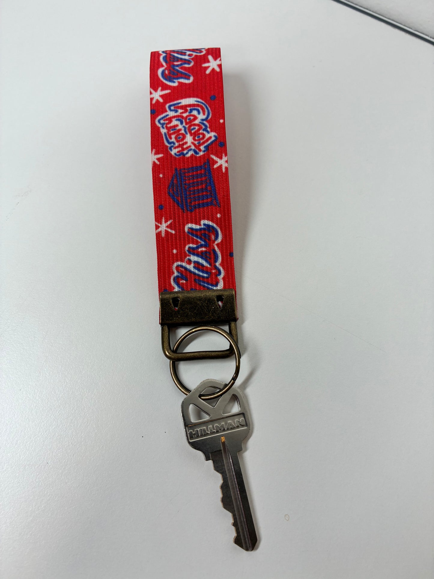 Ole Miss Wristlet Key Chain