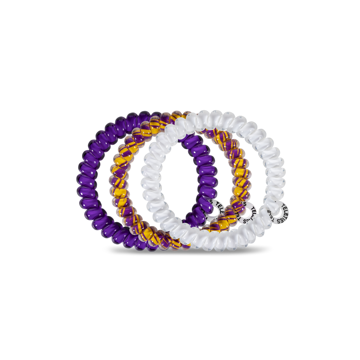 LSU Small Spiral Hair Coils Teleties