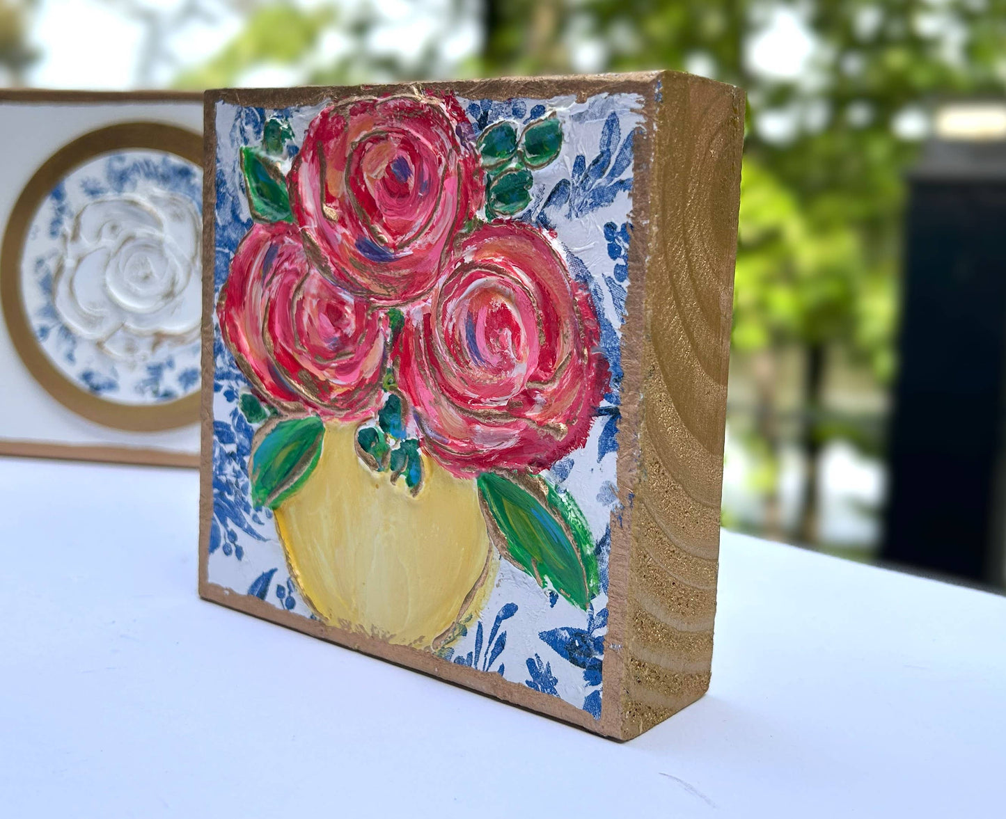 Chinoiserie Floral block |