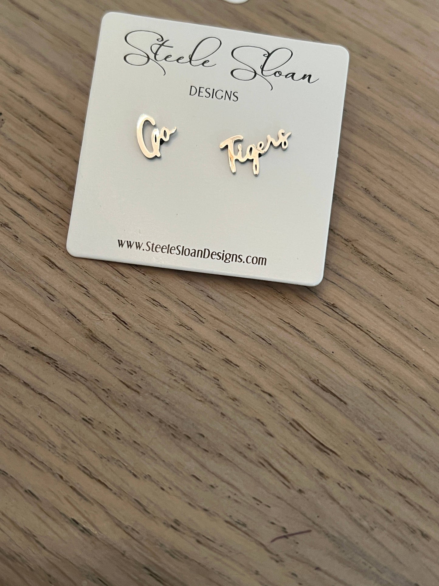 Go Tiger Cute Game Day Stud Earrings Tiger Fans Gift