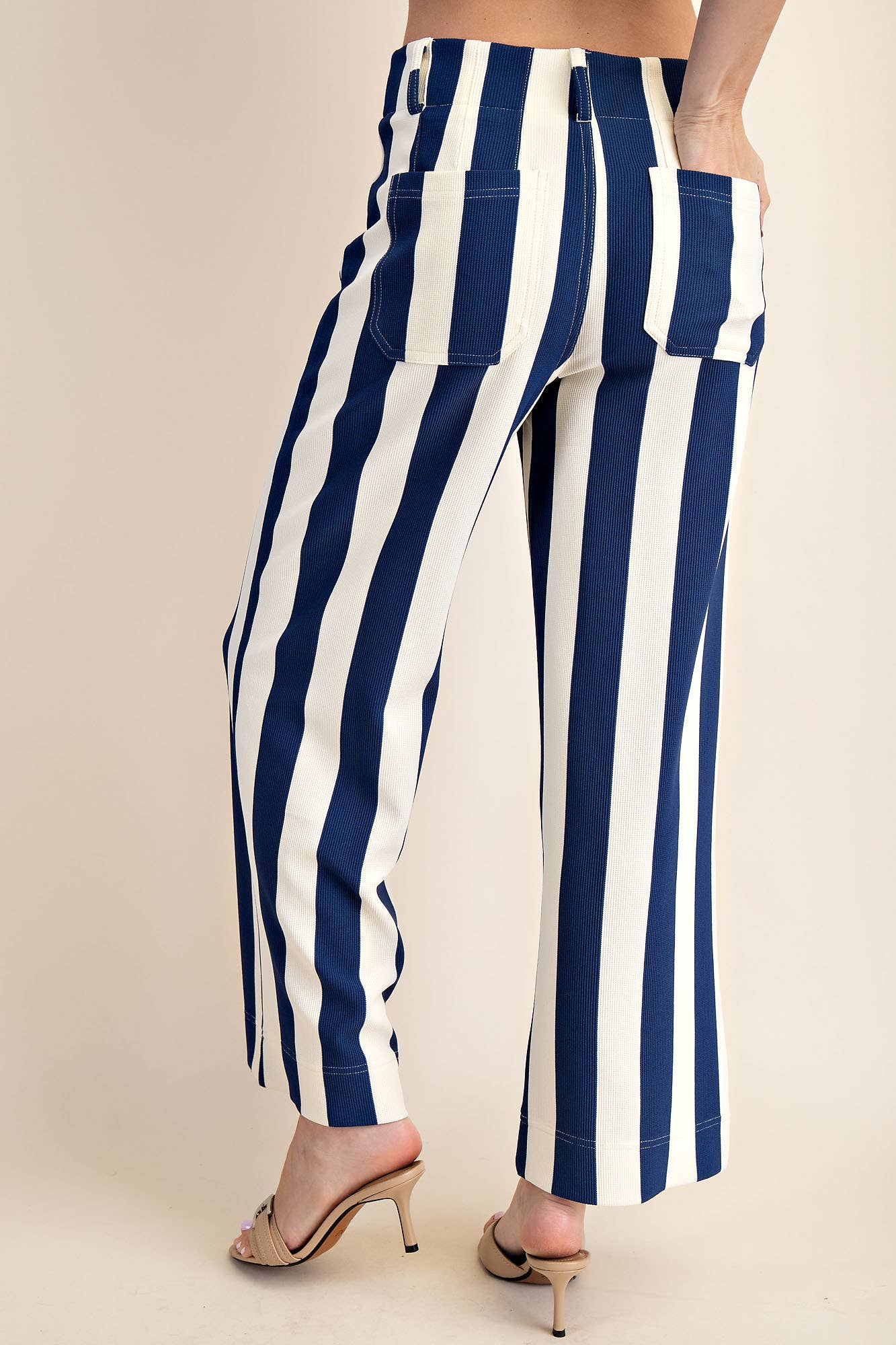 Brown Colette Cropped Wide-Leg Pants