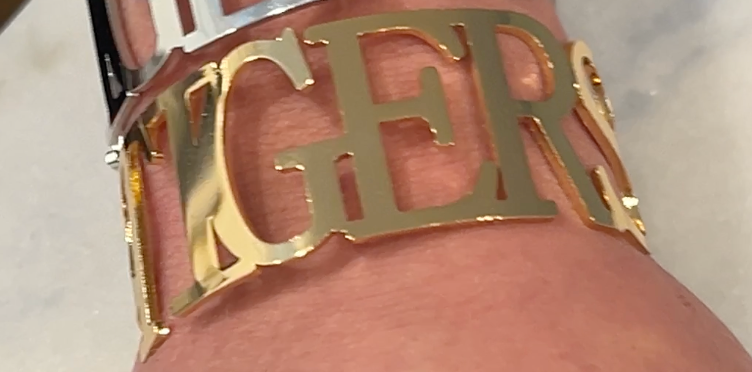 TIGERS Bangle Cuff Bracelet