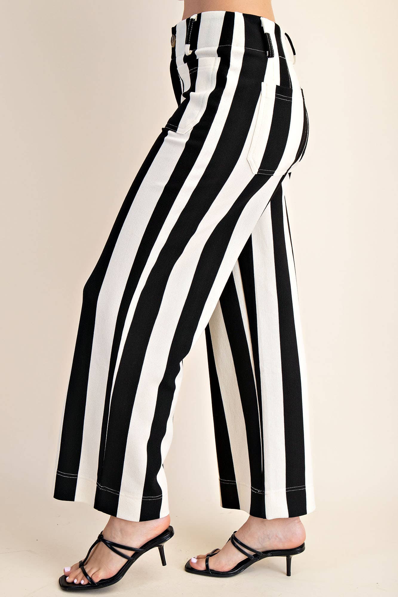 Brown Colette Cropped Wide-Leg Pants