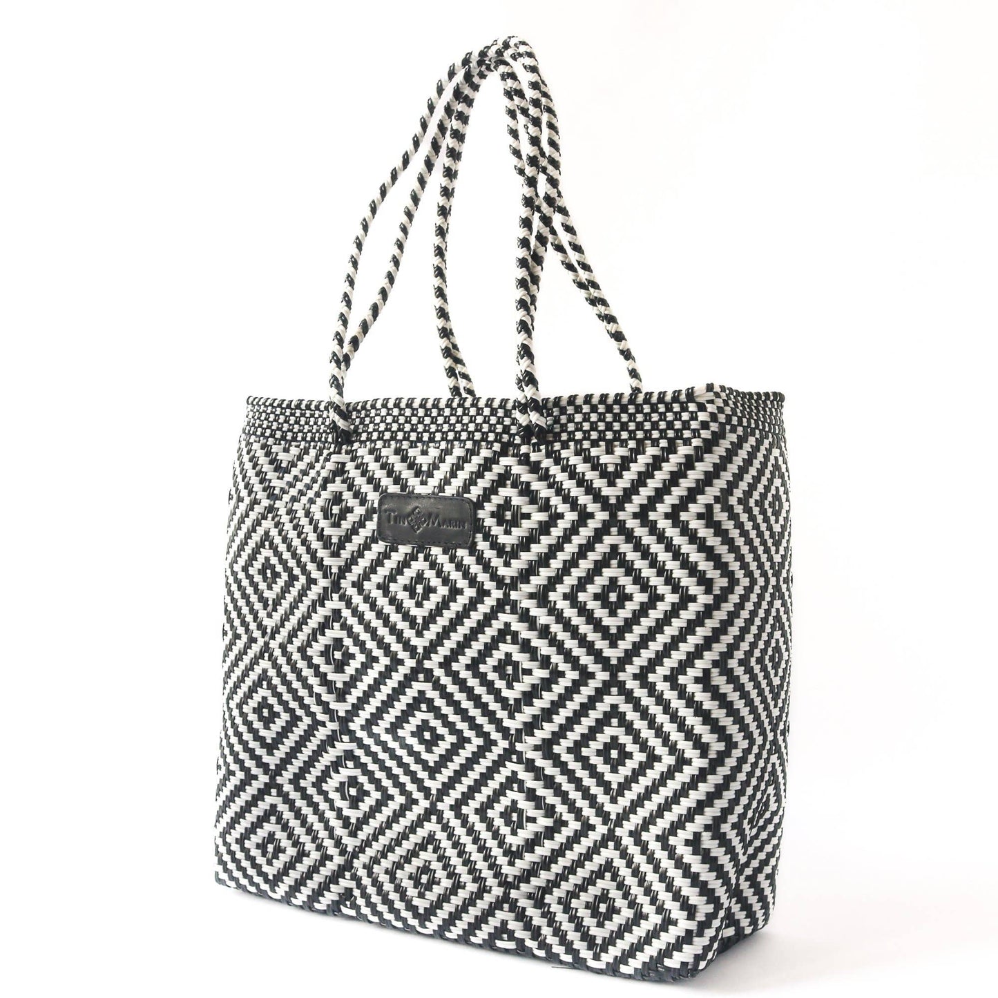 Greca Woven Tote Bag