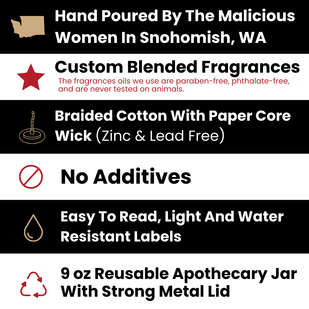 Please Don't Do Meth in Our Bathroom Scent: Mahogany Coconut