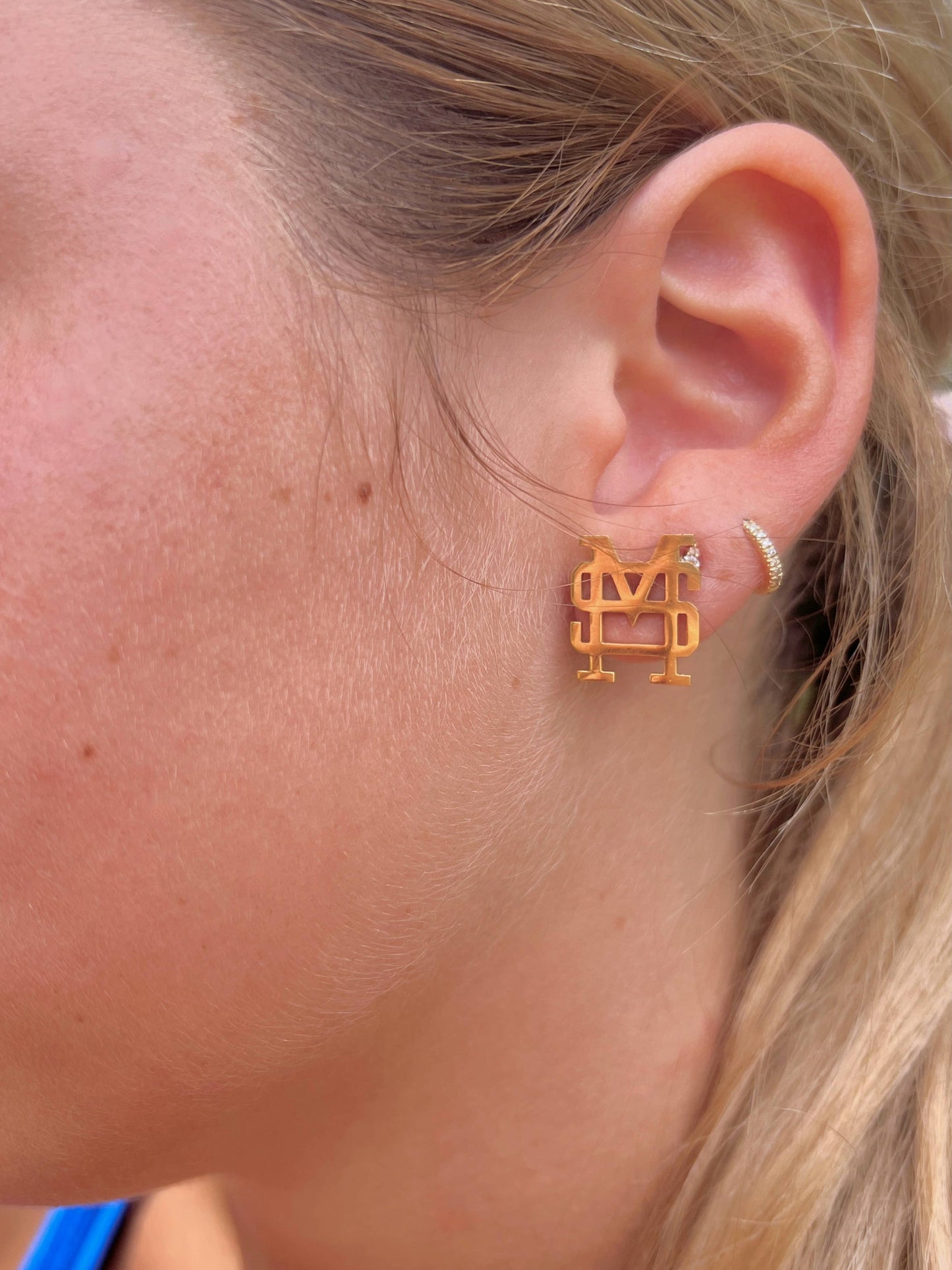 MS Logo Earrings